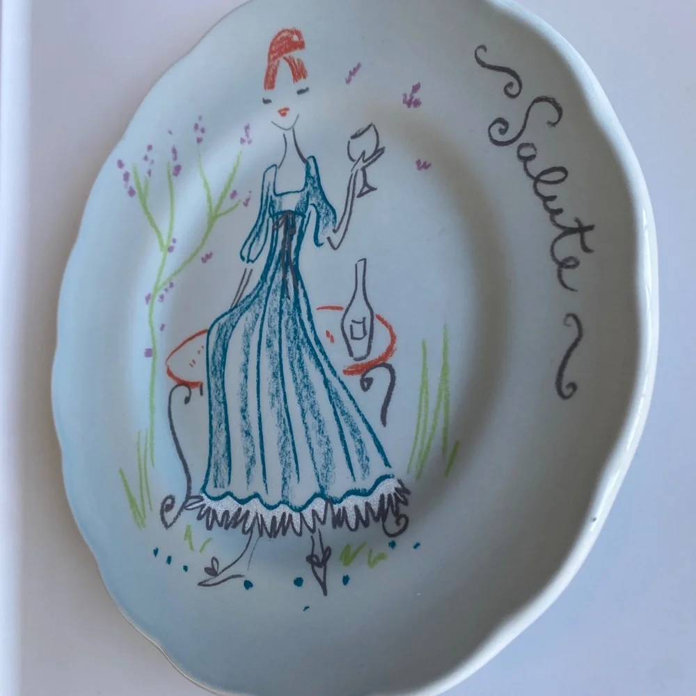 Anthropologie 2 Salute Salad Plates